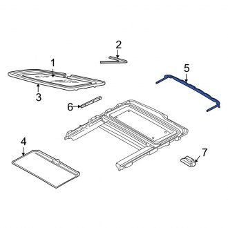 New OEM Sunroof Deflector Fits, 2002-2011 Ford Focus - Part # 8S4Z54500A26A