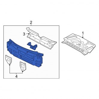 New OEM Rear Outer Rear Body Panel Fits, 2000-2007 Ford Focus - Part # YS4Z6140320BA
