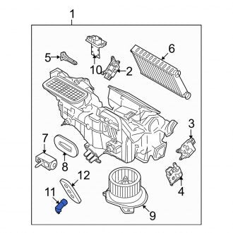 New OEM A/C Evaporator Drain Fits, 2008-2011 Ford Focus - Part # 8S4Z19K592A