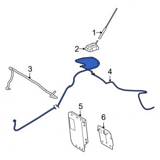 New OEM Rear Antenna Cable Fits, 2008 Ford Focus - Part # 8S4Z18812C