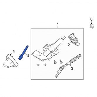 New OEM Steering Shaft Universal Joint Fits, 2000-2011 Ford Focus - Part # YS4Z3A525AA