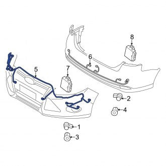New OEM Front Parking Aid System Wiring Harness Fits, 2014 Ford Focus - Part # CV6Z15K867G