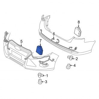 New OEM Parking Aid Control Module Fits, 2012 Ford Focus - Part # CV6Z19H405A