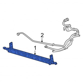 New OEM Front Power Steering Cooler Fits, 2004-2007 Ford Taurus - Part # 3F1Z3D746AA