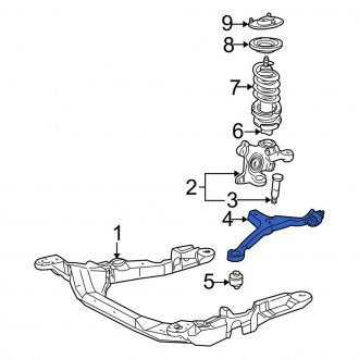 New OEM Front Right Suspension Control Arm Fits, 2003-2007 Ford Taurus - Part # 3F1Z3078AA