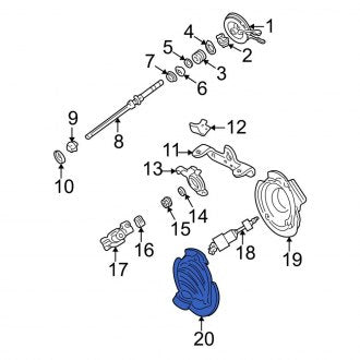 New OEM Steering Coupling Boot Fits, 2000-2007 Ford Taurus - Part # 3F1Z3C611AA
