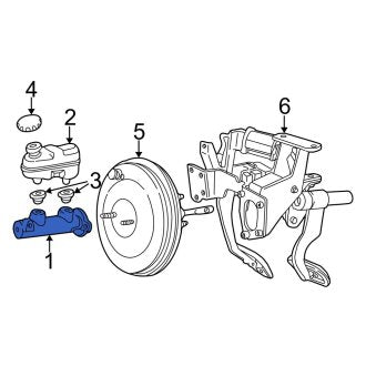 New OEM Brake Master Cylinder Fits, 2004-2007 Ford Taurus - Part # 4F1Z2140AA