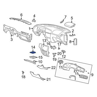 New OEM Console Mat Fits, 2000-2007 Ford Taurus - Part # YF1Z54046B46AA