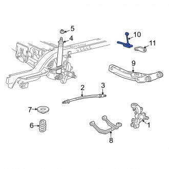 New OEM Rear Suspension Stabilizer Bar Fits, 2000-2005 Ford Taurus - Part # F6DZ5A772BB