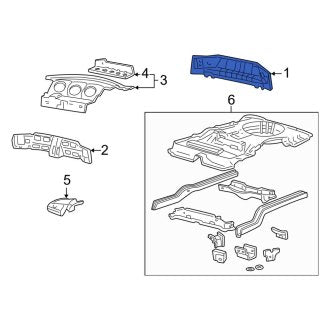 New OEM Rear Rear Body Panel Fits, 2000-2007 Ford Taurus - Part # YF1Z5440320CA