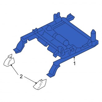 New OEM Right Seat Track Fits, 2008-2009 Ford Taurus - Part # 9G1Z5461710A