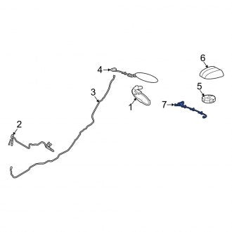 New OEM Rear Antenna Cable Fits, 2010-2012 Ford Taurus - Part # AG1Z18812G