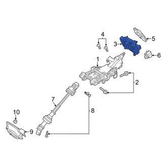New OEM Steering Column Tube Fits, 2015-2018 Ford Taurus - Part # FG1Z3F791KA