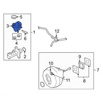 New OEM Brake Master Cylinder Reservoir Fits, 2007 Ford Five Hundred - Part # 8G1Z2K478A