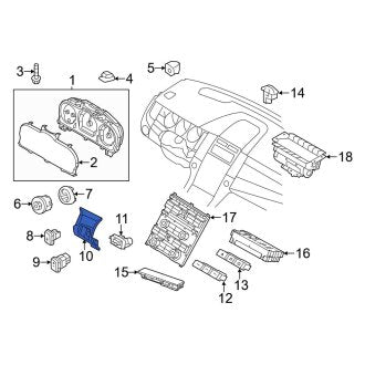 New OEM Ignition Lock Escutcheon Fits, 2010-2012 Ford Taurus - Part # BG1Z11584BA