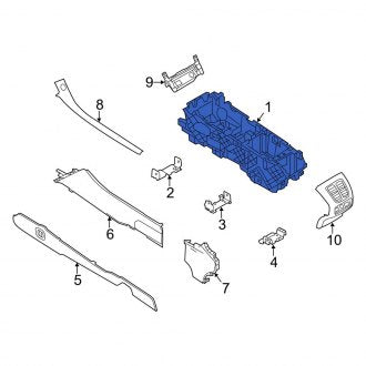 New OEM Center Center Console Fits, 2013-2019 Ford Taurus - Part # DG1Z54045B30CA