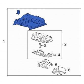 New OEM Center Center Console Fits, 2013-2019 Ford Taurus - Part # DG1Z54045B30AA