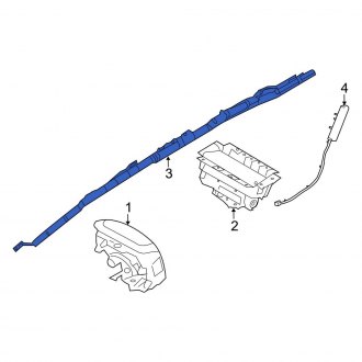 New OEM Left Curtain Air Bag Fits, 2010 Ford Taurus - Part # AG1Z54042D95C