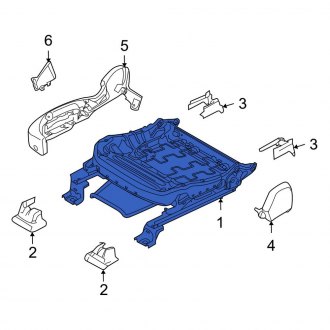 New OEM Front Right Seat Track Fits, 2010-2012 Ford Taurus - Part # AG1Z5461704A