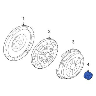 New OEM Clutch Release Bearing Fits, 2006-2012 Ford Fusion - Part # 6E5Z7548AA