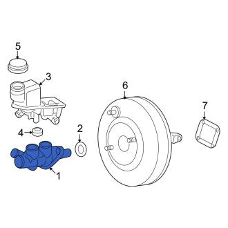 New OEM Brake Master Cylinder Fits, 2006-2007 Ford Fusion - Part # 6E5Z2140E