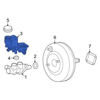 New OEM Brake Master Cylinder Reservoir Fits, 2006-2012 Ford Fusion - Part # 9E5Z2K478D
