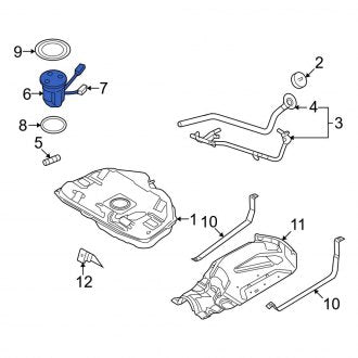 New OEM Fuel Pump and Sender Assembly Fits, 2007 Ford Fusion - Part # 7E5Z9H307T