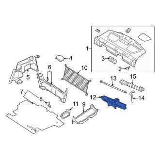 New OEM Floor Jack Fits, 2006-2012 Ford Fusion - Part # 6E5Z17080AA