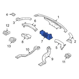 New OEM HVAC Duct Adapter Fits, 2010-2012 Ford Fusion - Part # AE5Z19B680D
