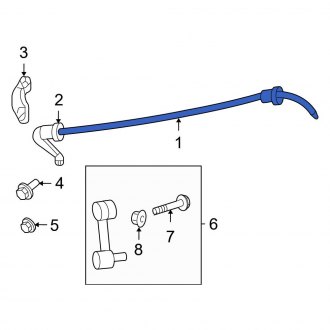 New OEM Rear Suspension Stabilizer Bar Fits, 2010-2012 Ford Fusion - Part # 9E5Z5A772B