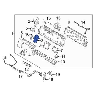 New OEM Drive Motor Battery Pack Connector Fits, 2010-2012 Ford Fusion - Part # AE5Z10C666A