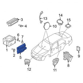 New OEM Radio Module Interface Fits, 2010-2012 Ford Fusion - Part # BE5Z13D730AA
