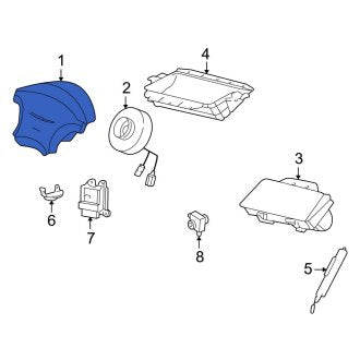 New OEM Steering Wheel Air Bag Fits, 2005 Ford Thunderbird - Part # 5W6Z76043B13AAA