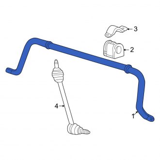 New OEM Rear Suspension Stabilizer Bar Fits, 2002-2005 Ford Thunderbird - Part # 2W6Z5A772AA
