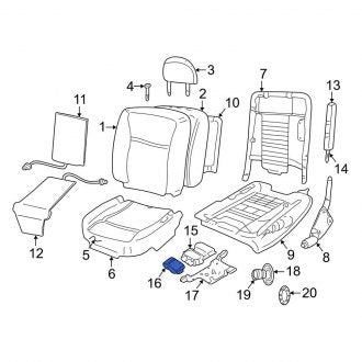 New OEM Seat Heater Control Module Fits, 2003-2011 Lincoln Town Car - Part # 5W1Z14C724AA