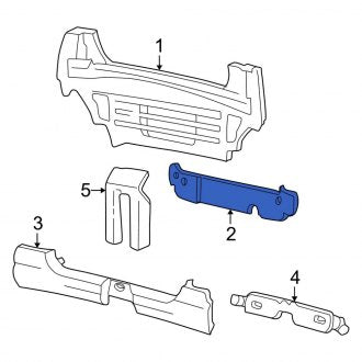 New OEM Rear Inner Rear Body Panel Fits, 2000-2006 Lincoln LS - Part # 3W4Z5440320AA