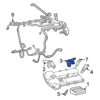 New OEM Engine Crankshaft Position Sensor Fits, 2000-2006 Lincoln LS - Part # XW4Z6C315BB