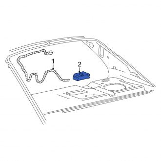 New OEM Radio Antenna Module Fits, 2003-2006 Lincoln LS - Part # 3W4Z18K891AA