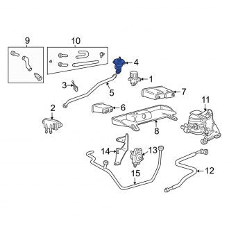 New OEM Exhaust Gas Recirculation Valve (XW4Z9D475AB) Fits, 2000-2002 Lincoln LS - Part # XW4Z9D475AB