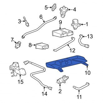 New OEM Vapor Canister Bracket Fits, 2000-2006 Lincoln LS - Part # XW4Z9D665AA