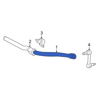 New OEM Front Suspension Stabilizer Bar Fits, 2000-2006 Lincoln LS - Part # 3W4Z5482BA