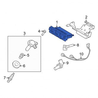 New OEM Engine Control Module (BA5Z12A650EG) Fits, 2011-2012 Lincoln MKS - Part # BA5Z12A650EG