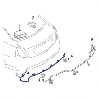 New OEM Rear Parking Aid System Wiring Harness Fits, 2012 Lincoln MKS - Part # CA5Z15K868C