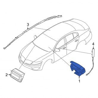 New OEM Steering Wheel Air Bag Fits, 2009-2010 Lincoln MKS - Part # 8A5Z54043B13AC