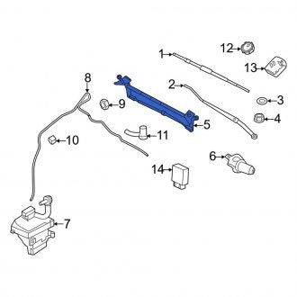New OEM Windshield Wiper Linkage Fits, 2007-2012 Lincoln MKZ - Part # 6E5Z17566A