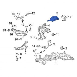 New OEM Rear CV Joint Splash Shield Fits, 2010-2012 Lincoln MKZ - Part # 9E5Z18159B
