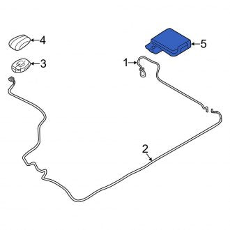 New OEM GPS Antenna Assembly Fits, 2010-2012 Lincoln MKZ - Part # AH6Z10E893C