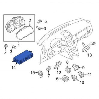 New OEM HVAC Control Module Fits, 2011-2012 Lincoln MKZ - Part # BH6Z19980A
