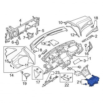 New OEM Center Instrument Panel Trim Panel Fits, 2015-2016 Lincoln MKZ - Part # DP5Z5404608AK