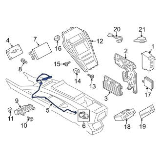 New OEM Antenna Cable Fits, 2017-2020 Lincoln MKZ - Part # HP5Z14D202C